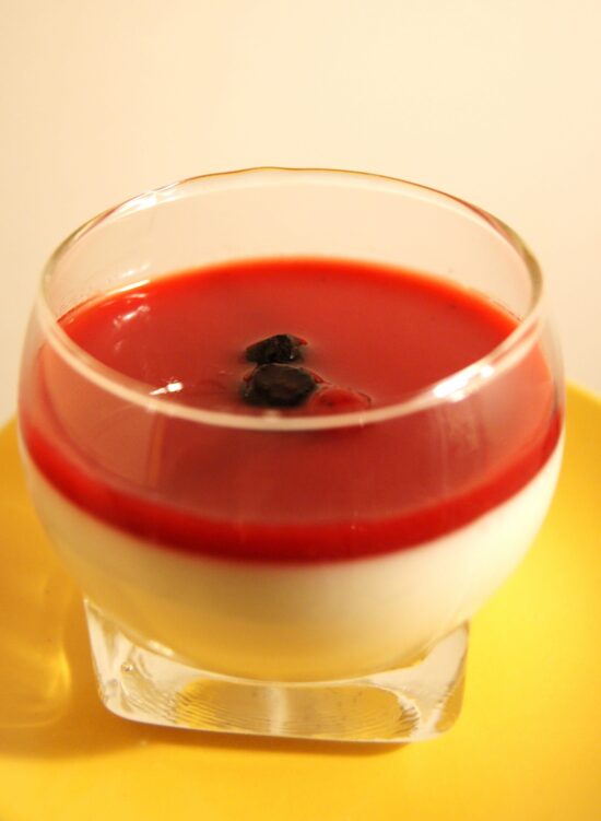 Panna Cotta & Coulis de Fruits Rouges