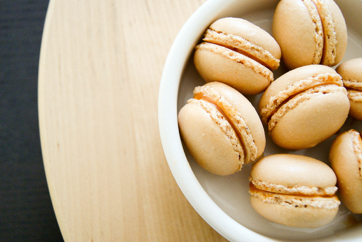 macarons caramel beurre salé