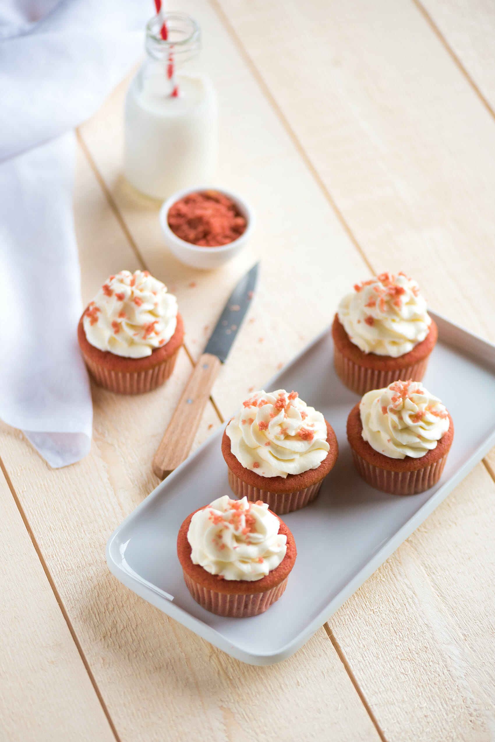 Red velvet cupcakes | Lilie Bakery