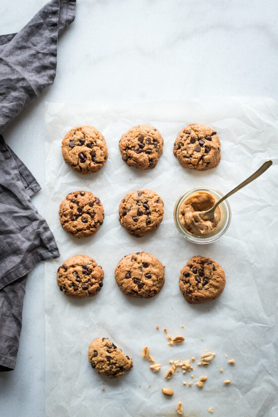 Cookies Sans Farine Cacahuète et Chocolat
