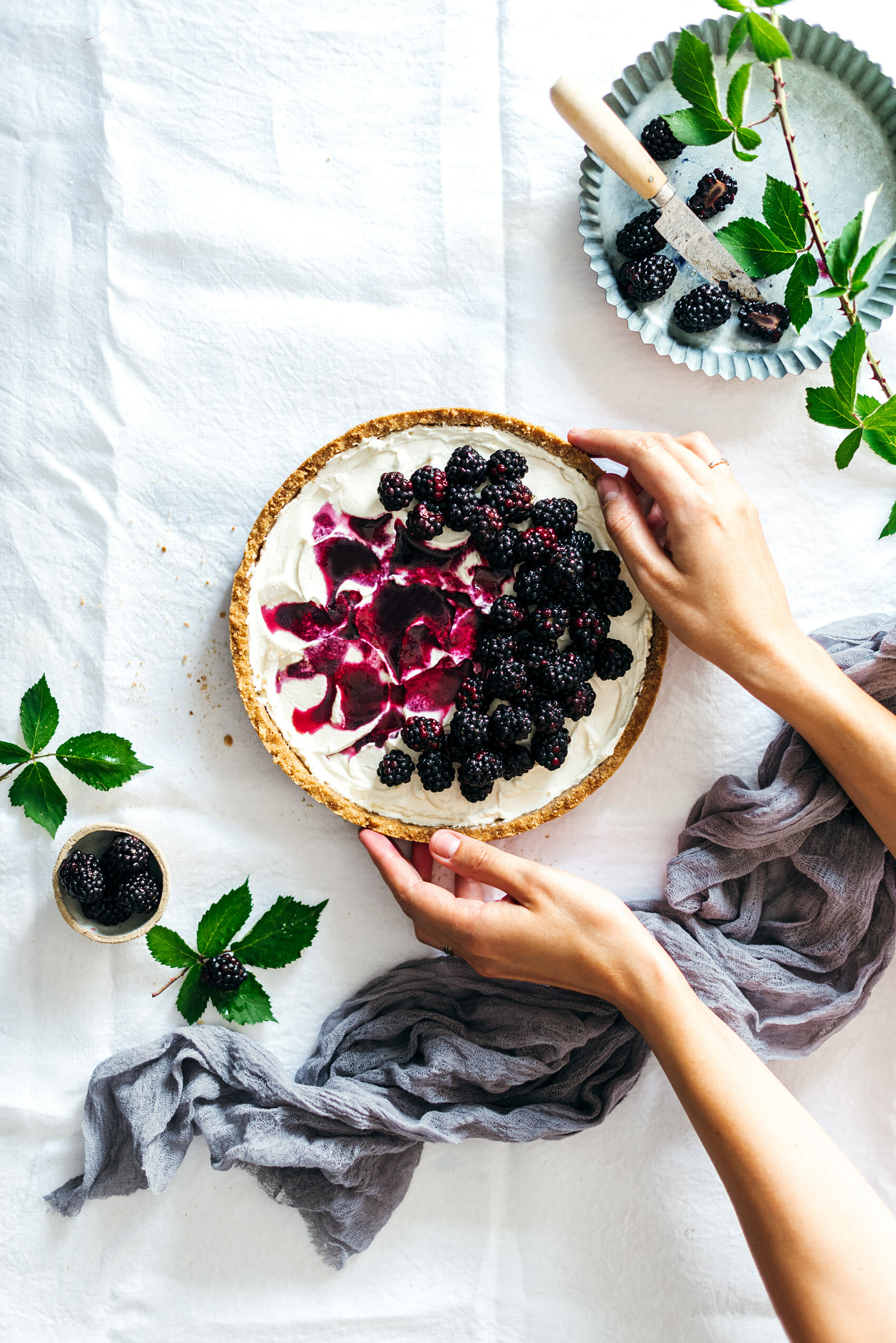 Tarte mûres citron mascarpone - Lilie Bakery