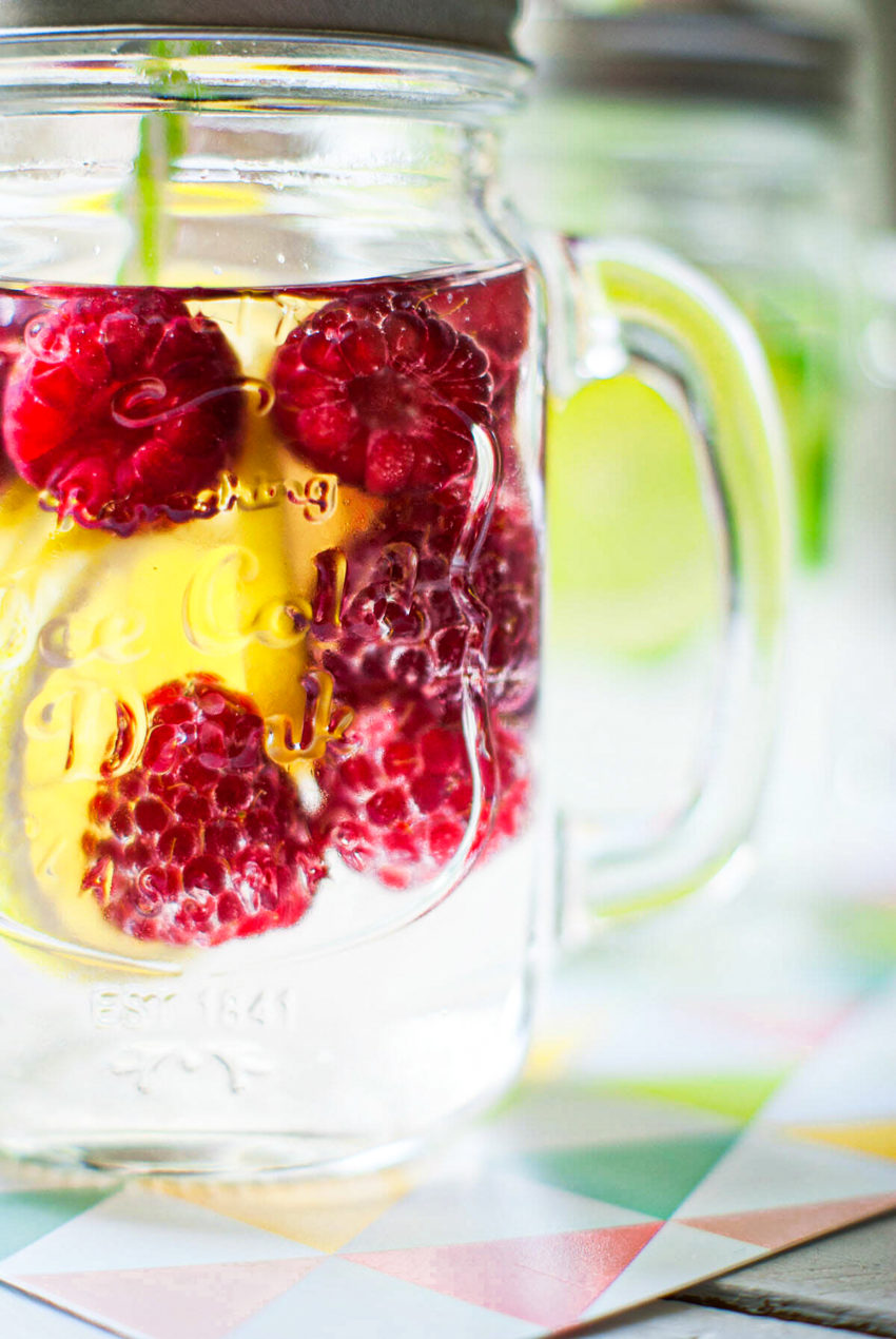 Detox water citron fruits - Lilie Bakery