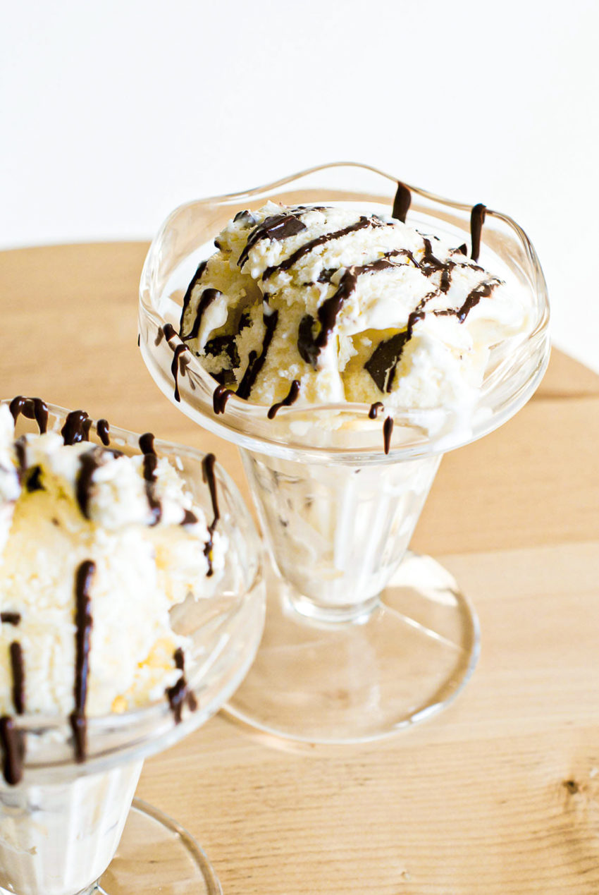 Glace Noix de Coco & P&eacute;pites Chocolat - Lilie Bakery