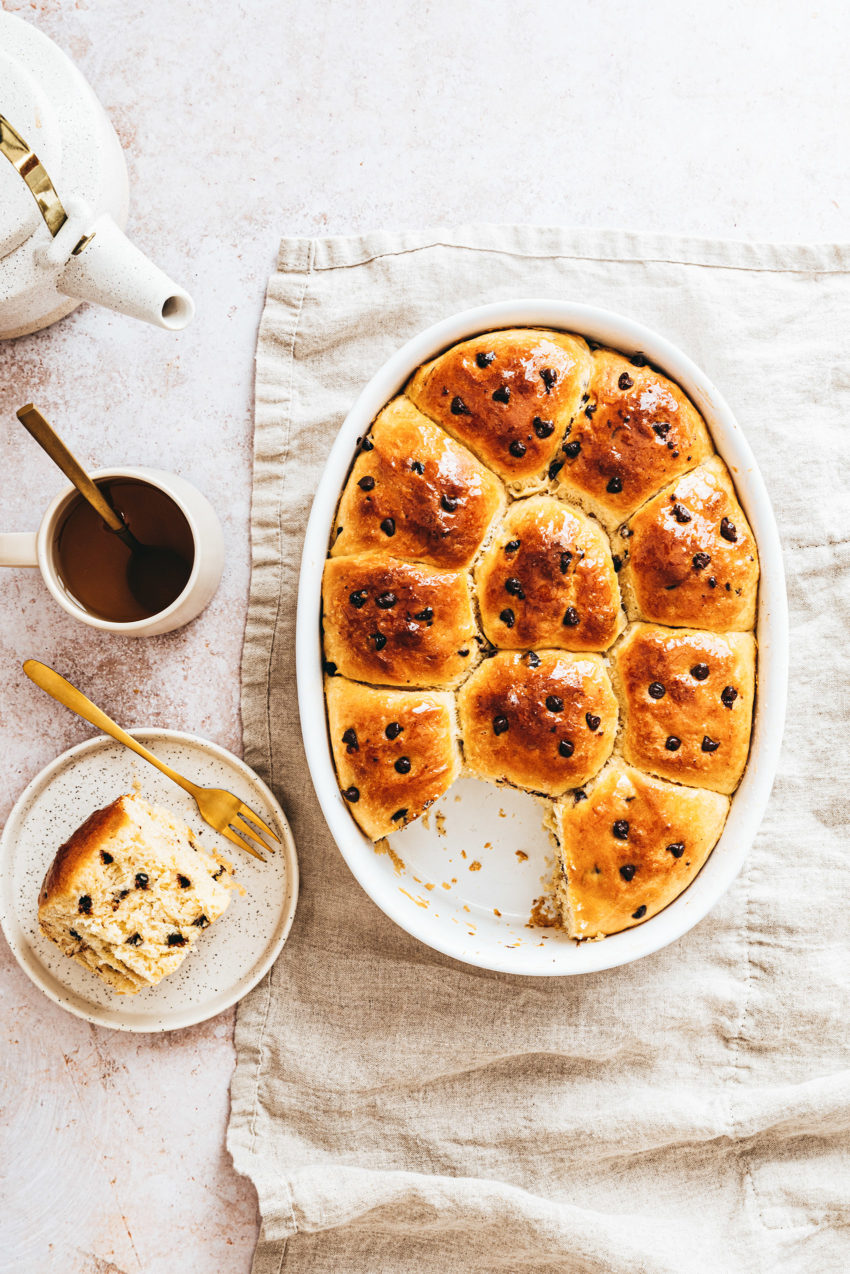 Brioche butchy moelleuse pépites chocolat - Lilie Bakery