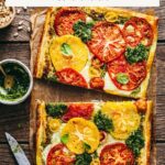 Tarte tomate mozzarella pesto - Lilie Bakery