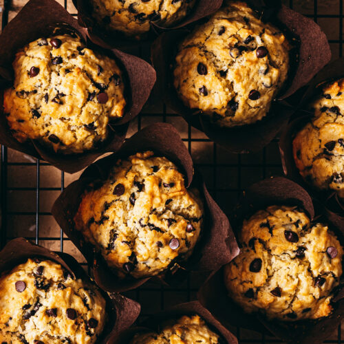 Muffins noix de coco moelleux pépites chocolat - Lilie Bakery