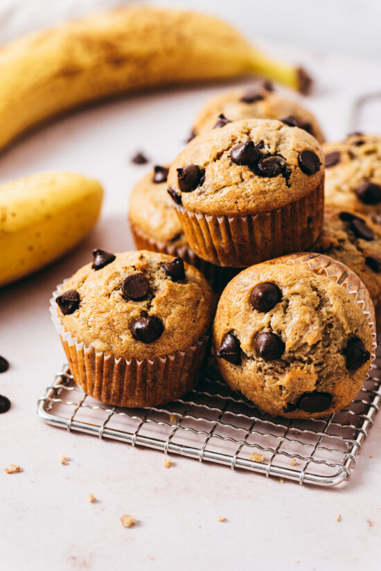 Muffins Banane Chocolat Très Moelleux