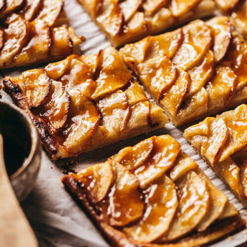 Recette tarte fine aux pommes croustillante - Lilie Bakery