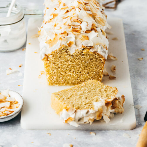 Recette cake noix de coco - Lilie Bakery