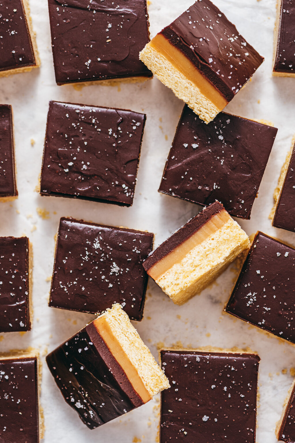 Recette shortbread millionnaire - Lilie Bakery