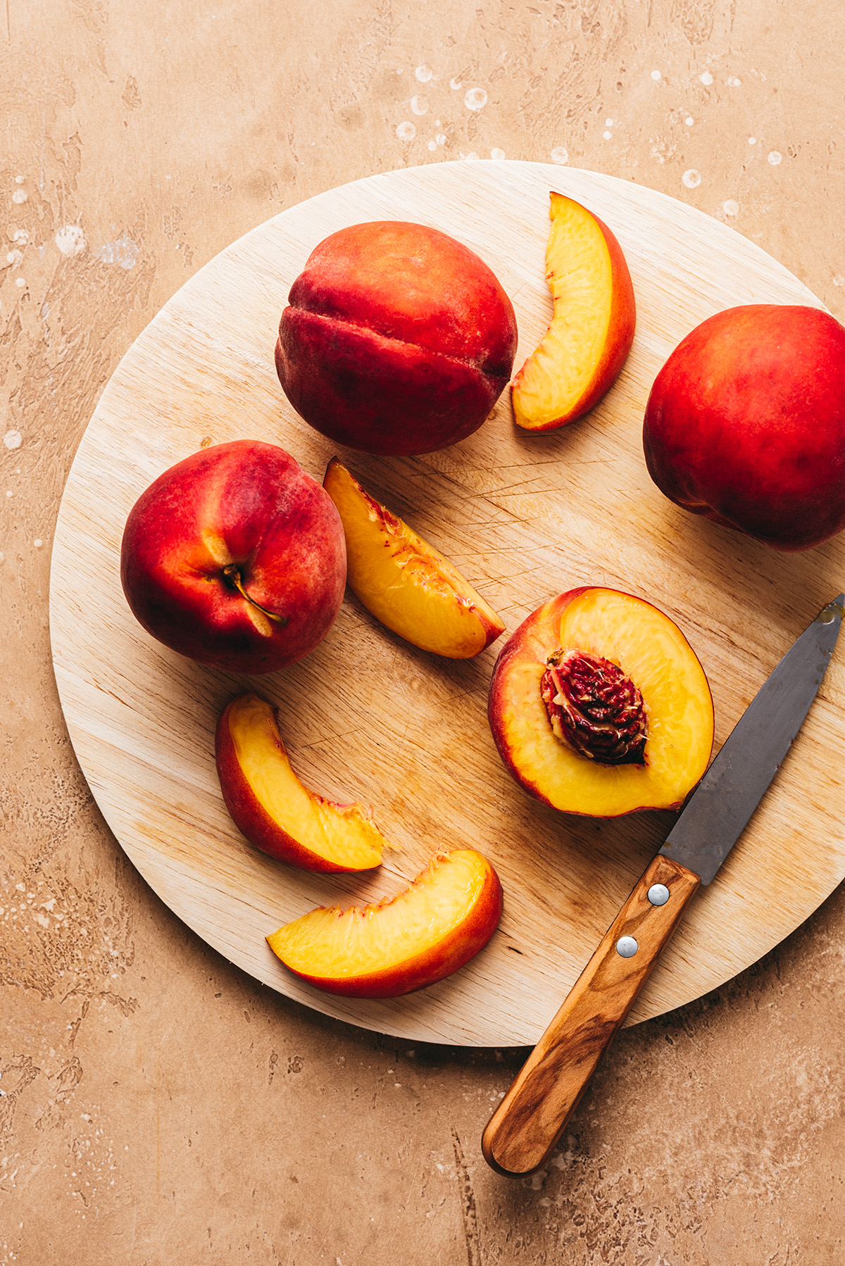 Pêches jaunes - Lilie Bakery