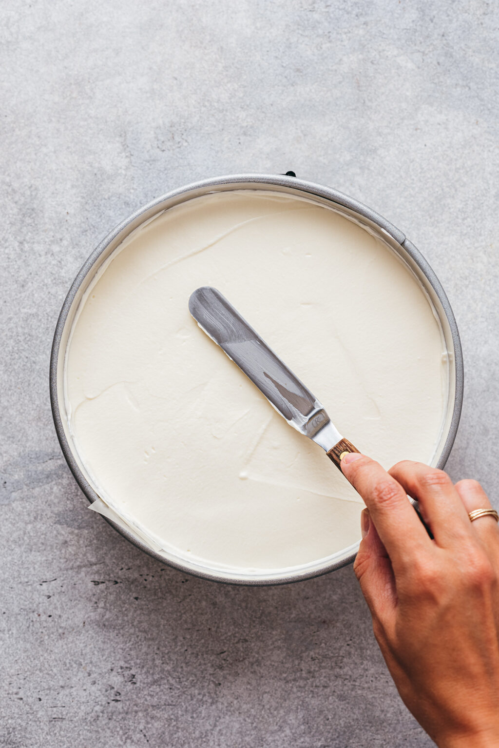 Lissage cheesecake - Lilie Bakery