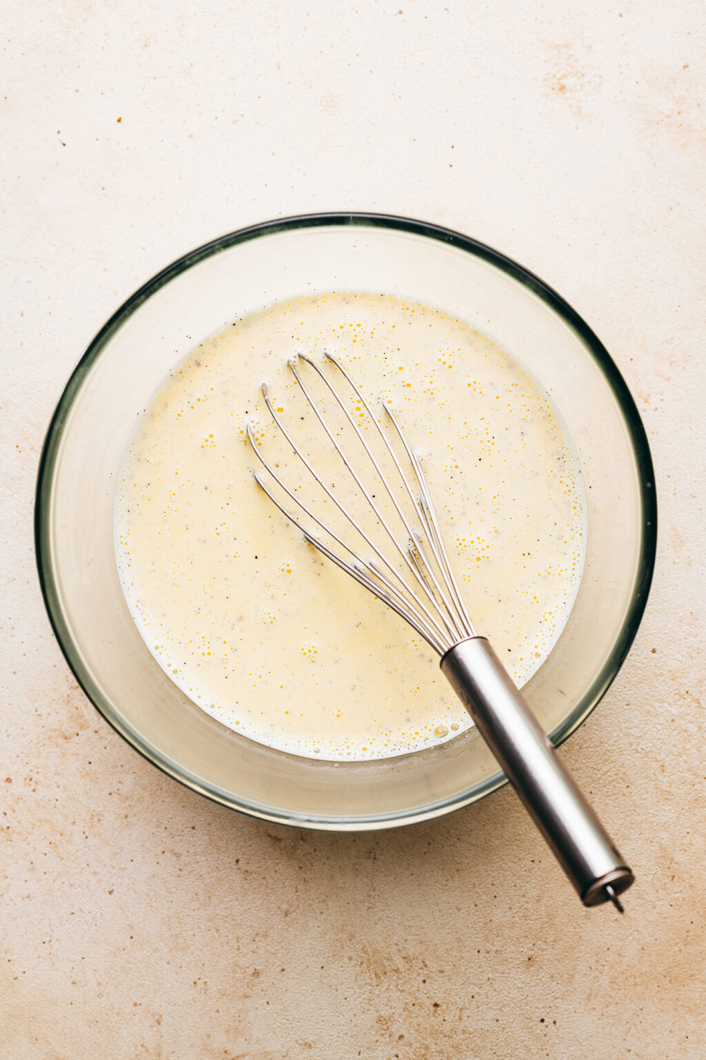 Préparation crème brûlée - Lilie Bakery