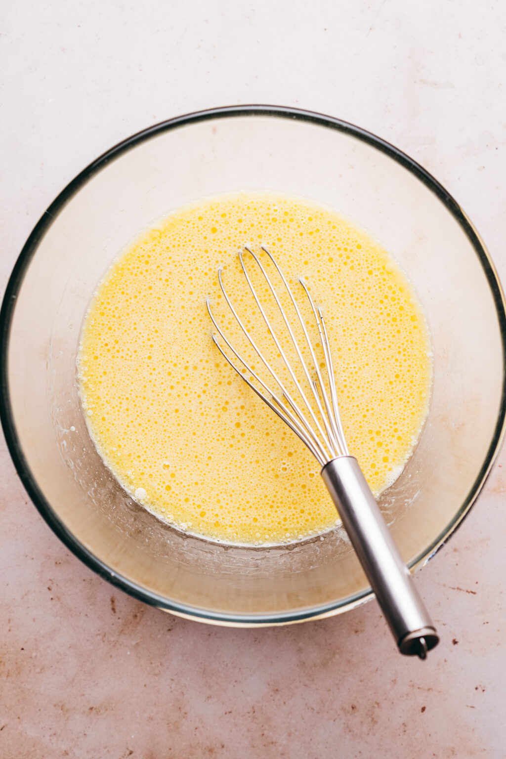 Wet muffin ingredients - Lilie Bakery