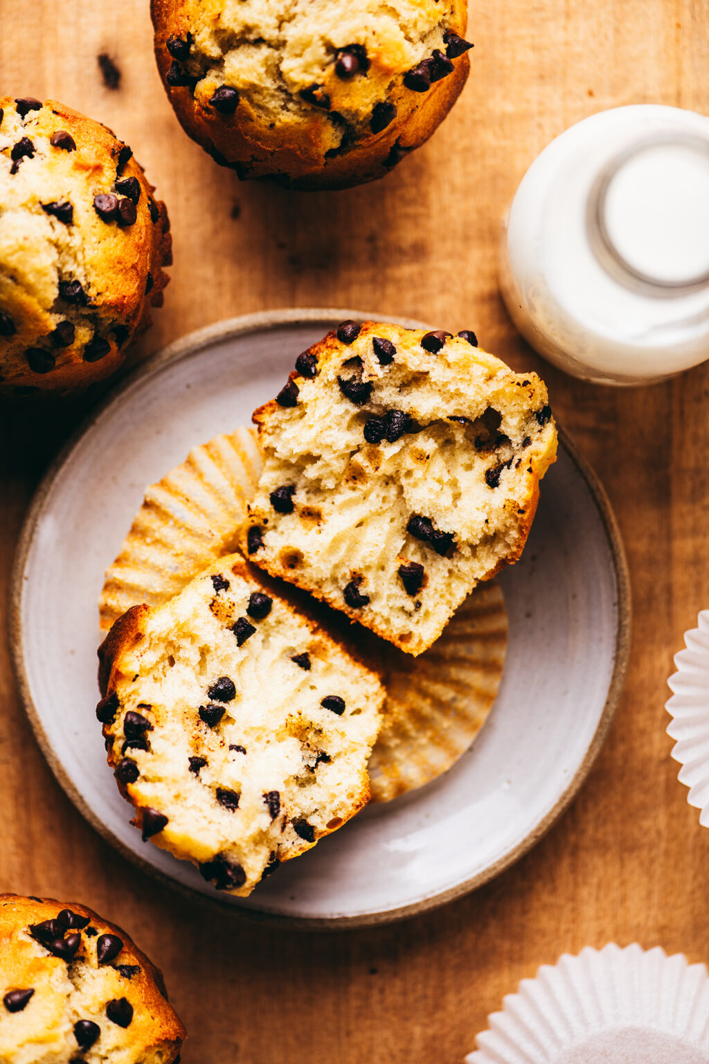Chocolate Chip Muffins - Lilie Bakery