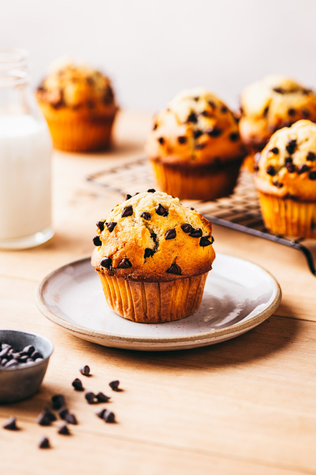Chocolate Chip Muffin Recipe - Lilie Bakery