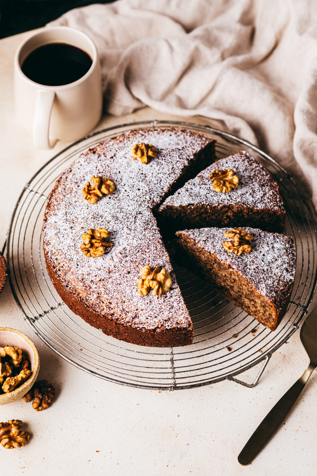 Recette gâteau aux noix - Lilie Bakery