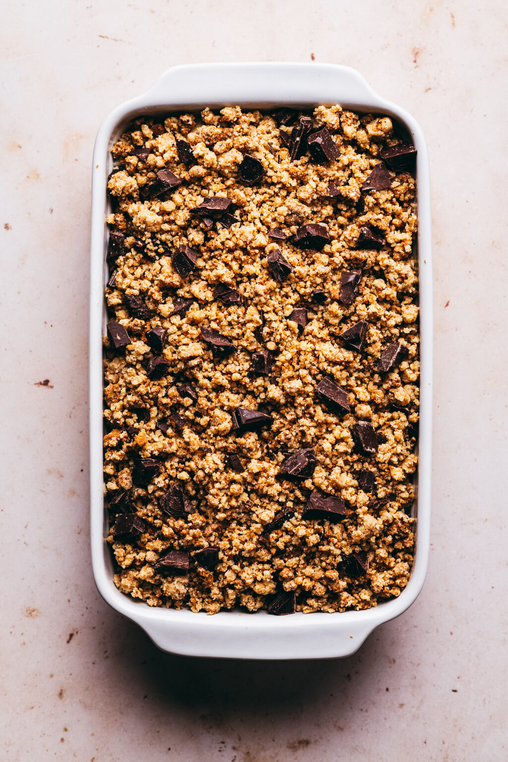 Crumble aux poire chocolat - Lilie Bakery